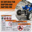 For  Warning Decals Stickers Labels Aluminum Backed Raptor Blaster Banshee 7