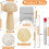 Darning Loom,Mushroom Knit Patch Kit with Weaving Needles Threads for Handcraft DIY Weaving Repair Tool Darning Kit 6