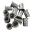 30Pcs M8 Rivet Nuts Stainless Steel Threaded Rivet Insert Nuts M8-1.25mm 1
