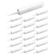 Tubo de Calafetagem Vazio, Pacote com 20 Cartuchos de Calafetagem de Plástico Vazios de 10 Oz