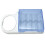 Support de tête de brosse à dents élégant avec couvercle bleu,-C 1