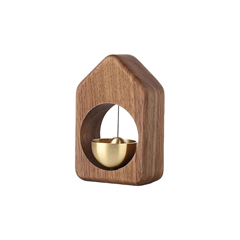 Door Bell Wooden Wind Chimes Wireless Doorbell Entrance Door Bell Decorative Wind Bell Home Decoration B 4714126604047