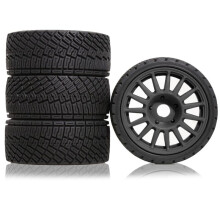 1:8 100mm RC Rally Off-Road Buggy Tires Wheel 17mm Hex for 1/7 1/8 ARRMA Redcat Team Losi HPI WR8 HSP B
