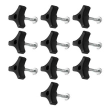 10 Set Driehoekige Handgreep, Wielknop en Boutbevestigingen, Vervanging voor Grasmaaieraccessoires