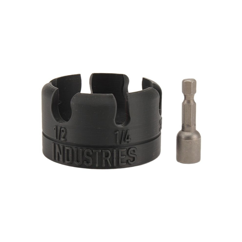 Nut Zipper Drill Attachment, Nuts Remover Bolt Extractor Tool For Conduit Racks, Strut Systems, Hex Shank Nut Driver 6032948321552
