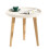 Round Table White Bedside Table Coffee Table Home Decoration Bed Table 2