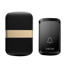 CACAZI Wireless  Doorbell, 300m Range  Door Bell, Waterproof Home Welcome Door Bell, No Outlet Needed EU Plug