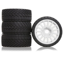 1:8 100mm RC Rally Off-Road Buggy Tires Wheel 17mm Hex for 1/7 1/8 ARRMA  Redcat Team Losi  HPI WR8 HSP C