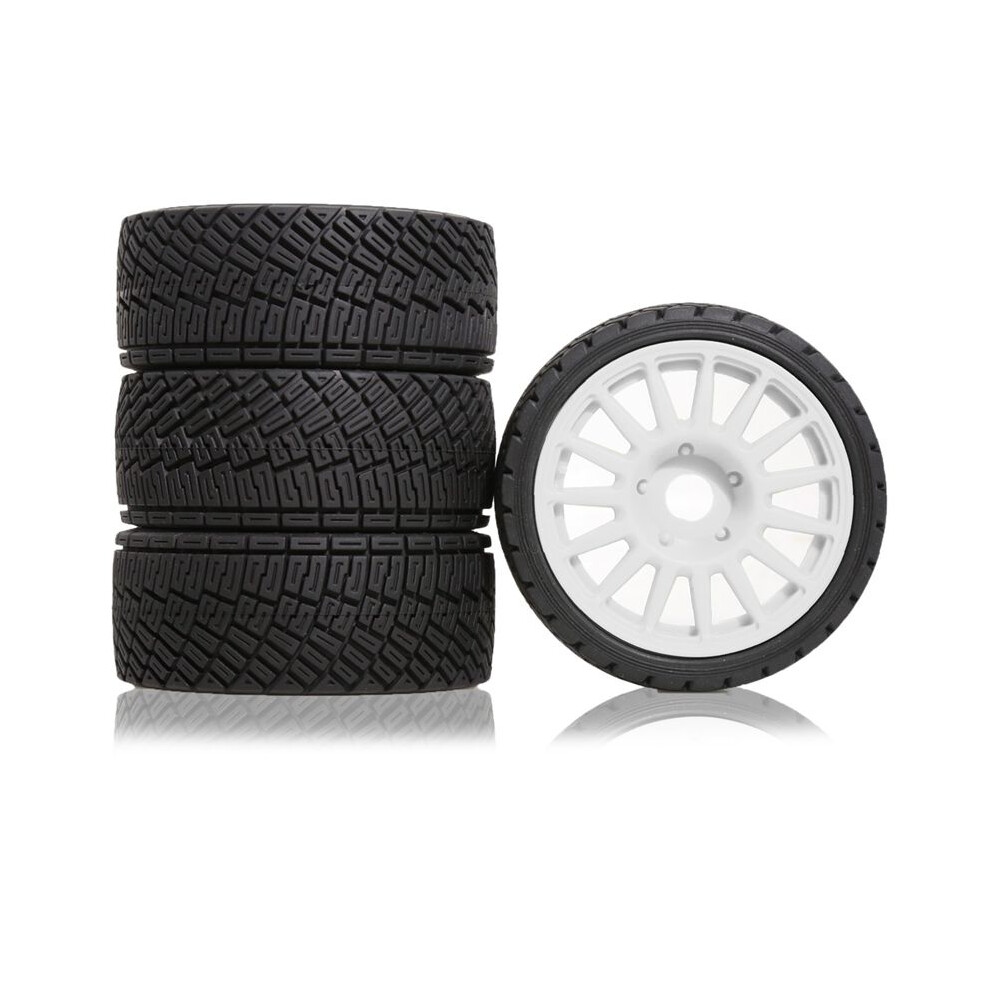 1:8 100Mm Rc Rally Off-Road Buggy Tires Wheel 17Mm Hex For 1/7 1/8 Arrma Redcat Team Losi Hpi Wr8 Hsp C 6032933765125