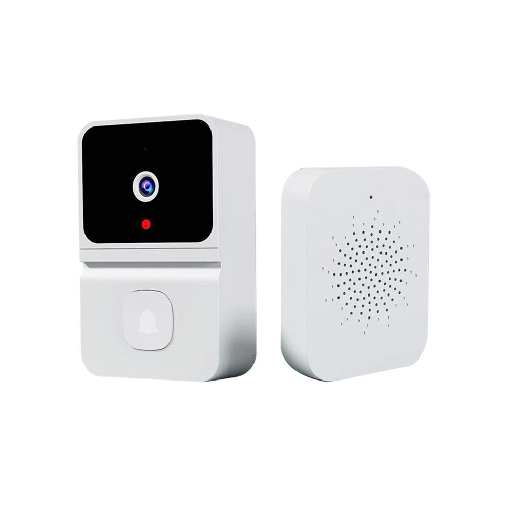 Video Doorbell Tuya Security Doorbell Camera With Chime Cloud Storage Night Vision Video Door Bell White 4711855624377