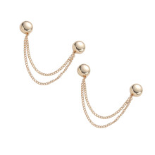 Magnetic Trouser Clip for Pants Hems to Make Shorter,-Gold