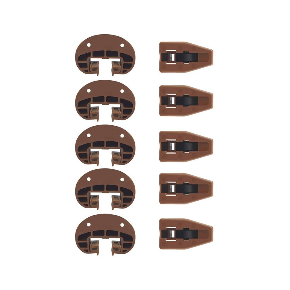 Drawer Slides Guides Plastic 5Pairs With Roller Undermount Drawer Slides Stopper For Dresser Drawer Replacement Parts 6033015172763