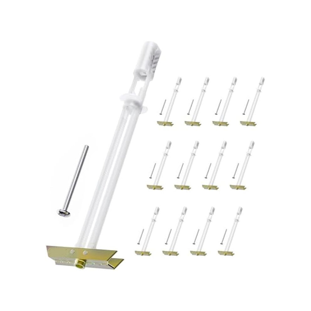 Drywall Anchor With Included Bolts For 1/4In-20,Hollow Drywall Anchors For Tv Mounting Kit,Each In 1/2In Drywall,12Pc 4712023294873