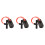 3Pcs Durable Black Stick Kids Bungee Jumper Bouncing Toy 4