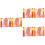 6Pcs Electronic Counting Jump Rope for Workout Adjustable Red Yellow 6