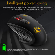 IMice G1800 Computer Mouse, 2.4G Wireless Silent Optical Gaming Mouse for Pc, Laptop, (Gray)