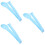 3Pcs Compact Sky-Blue Cat Spoon Durable Plastic Feeding Accessory 9