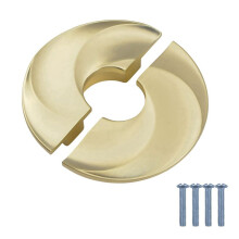 2Pcs Modern Minimalist Handle European Wardrobe Door Handle Half Moon Cabinet Round Drawer Cabinets Handle