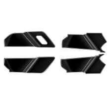 Garniture de Couvercle de Panneau de Bol de PoignéE de Porte IntéRieure Noire Brillante RHD de Voiture Pour  CX-60 2022 2023, Accessoires