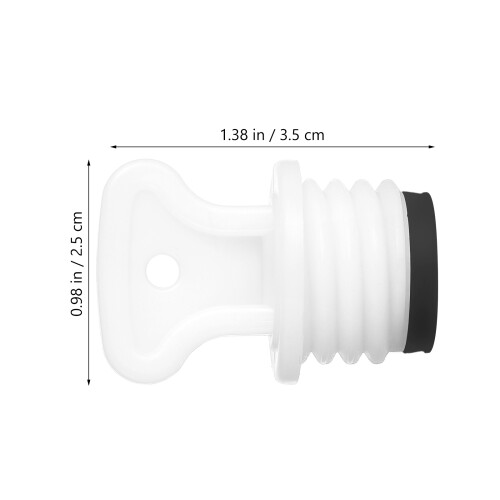 12Ud Tapones De Goma Para Bolsa De , 2