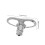 20Pcs Secure Silver Earring Backs Copper Silicone for Droopy Earrings 3