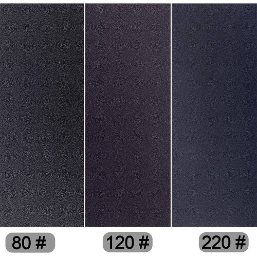 30 PeçAs de Lixa úMida e Seca 80 120 220 Folhas de Lixa Variadas, Papel Abrasivo de 9 X 3,6 Polegadas 2