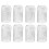 8 Pcs Gutter Guards - Aluminum Gutter Downspout Guard, Expandable Leaf Strainer Gutter Screen Covers Down 12 X 17cm 1