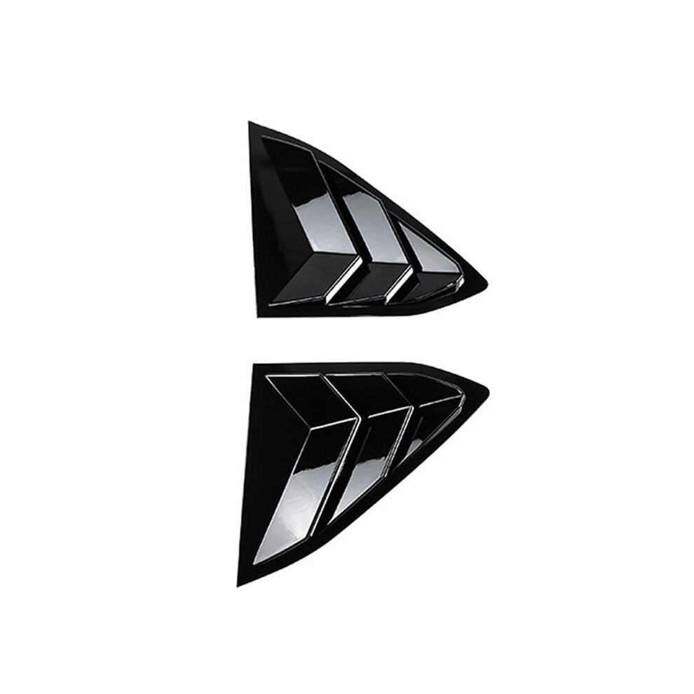 For Corvette C8 2020-2023 Car Rear Triangle Window Shutters Triangle Sunshade Modified Black 4711270906522