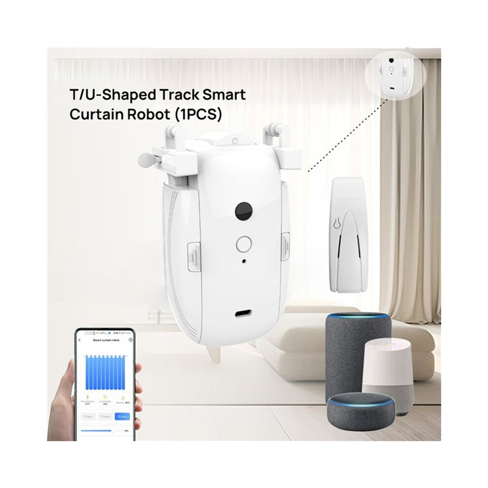 2X Tuya Curtain Motor For T U Track Wifi Tuya Automatic Open Electric Curtain Robot App Voice Control Alexa 6032211502350
