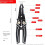 Wire Stripper Tool - 9-In-1 Wire Cutter, Stripper, Crimper, Cable Tool with Stripping Functions - Wiring Tool 6