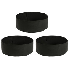 3X Lit de Jardin Surélevé En Tissu Lit de Plantation Surélevé Jardin Grandir Sac pour Plantes à Fleurs D'Herbes Dia 24 Pouces x 8 Pouces