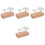 4Sets Natural Wood Flower Nail Holder Baking Tool Cake Display Base 5