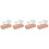 4Sets Natural Wood Flower Nail Holder Baking Tool Cake Display Base 6