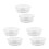 6Pièces Couvercles Étanches Verre Silicone Pour Usage Cuisine 8