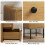 Homcom HOMCOM Bedside Table, Modern Nightstand with 2 Drawers Rounded Edges, Oak 5