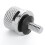 10X Chrome Billet Aluminum  Bolt Screw Cap for  Davidson 4