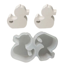 Moules à bougies en Silicone, Figurine de canard, en résine
