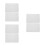 6Pièces Blocs Mousse Blanche Auto-Adhésive Pour Modélisme Artisanat 9