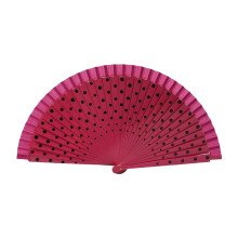 Punkte Muster Holz Faltfächer Kleidung Zubehör Flamenco-2