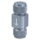 Stainless Steel CO2 Line Check Valves Aquariums Single Direction 1