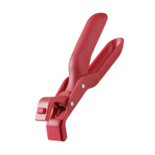 Pinces de four en Silicone pour plateaux et bols chauds,-Rouge