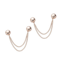 Starker Magnetclip für Hosen, um Hosen kürzer zu machen-Roségold