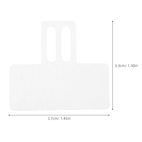 100Pcs Transparent Plastic Price Tags for Optical Store Glasses Frames 1