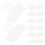 100Pcs Transparent Plastic Price Tags for Optical Store Glasses Frames 9