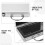 1Set Silver Cash Organizer Box Clear Display with Handle for Banknotes 8