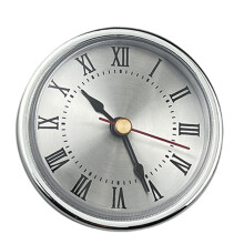 Functional 65mm Clock Insert Clearly Cover Watch-Silver
