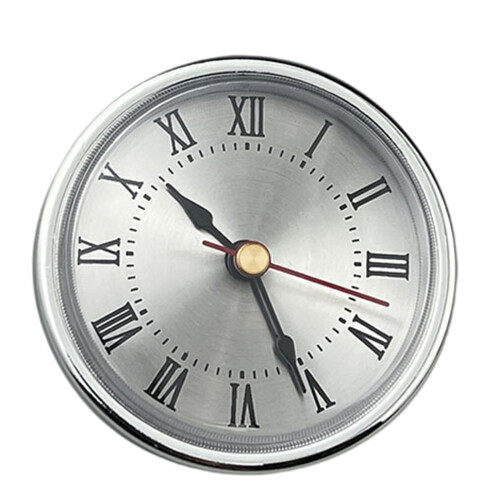 Functional 65mm Clock Insert Clearly Cover Watch-Silver