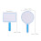 2Pcs Handheld Blue Foam Voting Paddles with Dry Erase Writable Surface 2