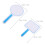 2Pcs Handheld Blue Foam Voting Paddles with Dry Erase Writable Surface 3