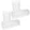 50Pcs Transparent Toothbrush Holders Plastic Cups for Bathroom Use 2